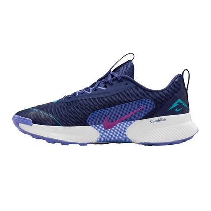 Midnight Navy - Side - Nike Mens Trail 3 Running Trainers
