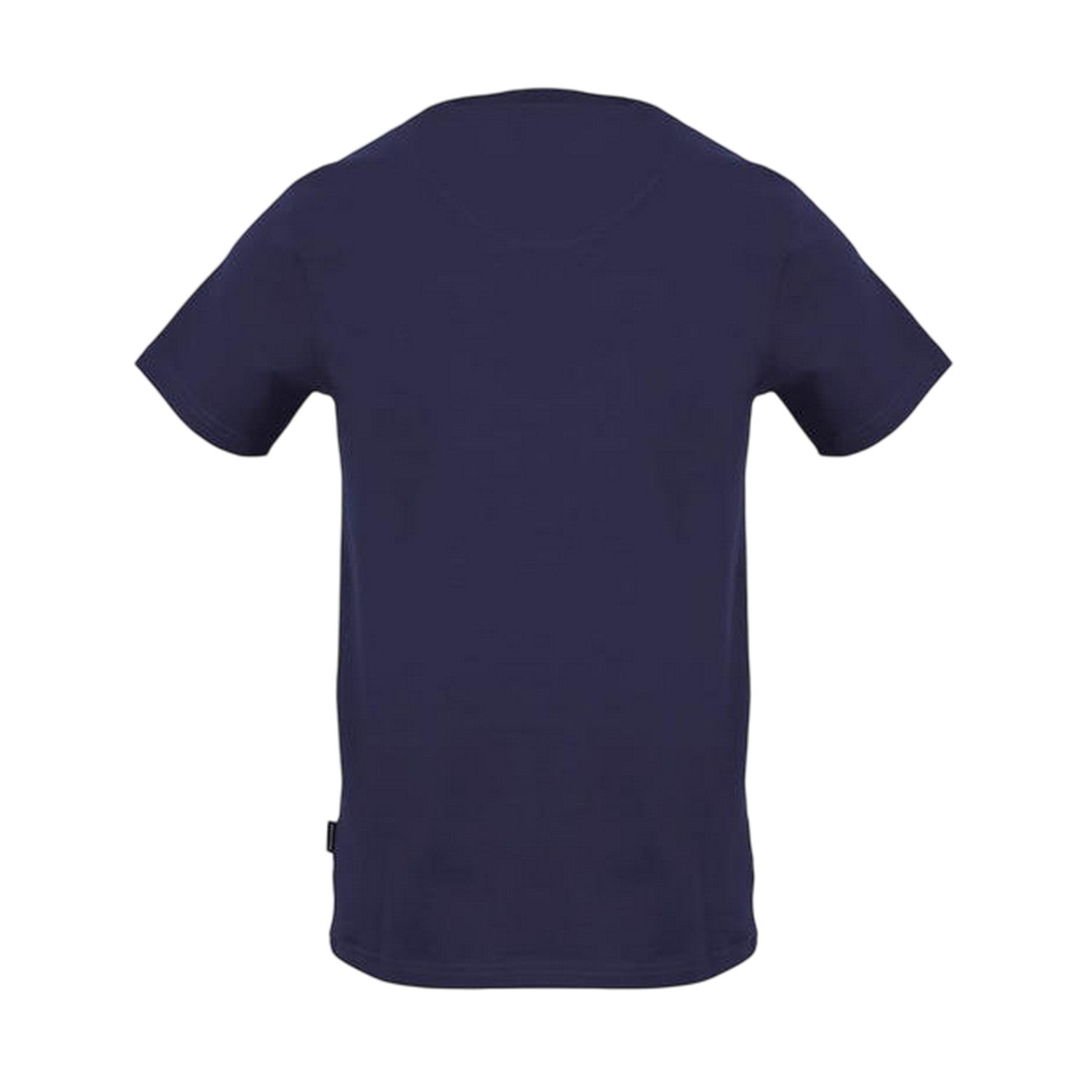 Navy - Back - Aquascutum Mens Arched Logo Crew Neck T-Shirt
