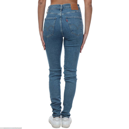 Denim - Back - Levis Womens-Ladies Mile High Super Skinny Jeans