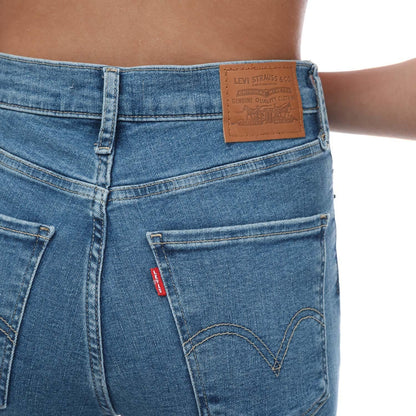 Denim - Side - Levis Womens-Ladies Mile High Super Skinny Jeans