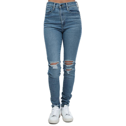 Denim - Front - Levis Womens-Ladies Mile High Super Skinny Jeans