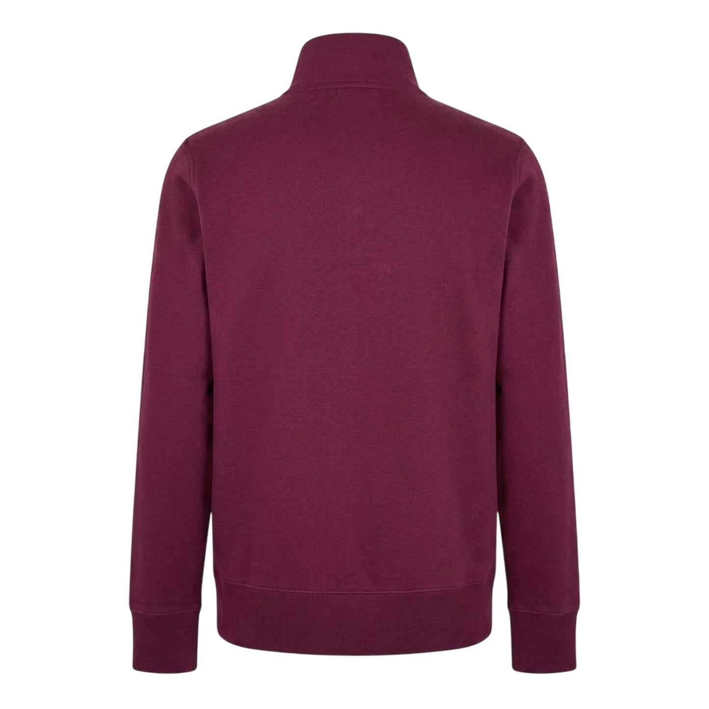 Fig - Back - Jack Wills Mens Barchester Quarter Zip Sweatshirt