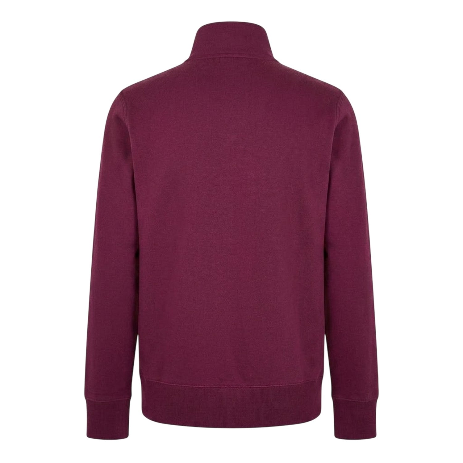 Fig - Back - Jack Wills Mens Barchester Quarter Zip Sweatshirt