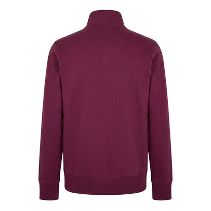 Fig - Back - Jack Wills Mens Barchester Quarter Zip Sweatshirt