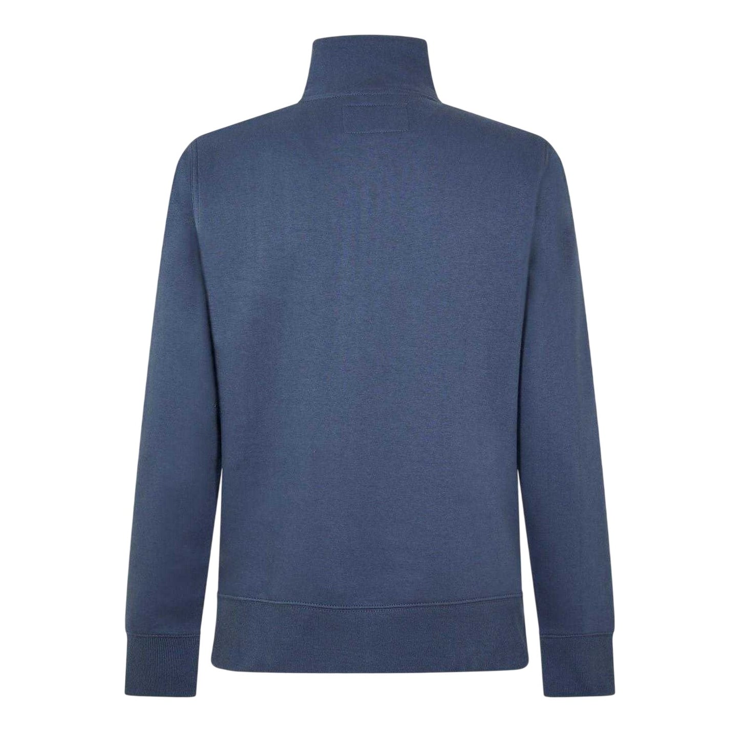 Indigo - Back - Jack Wills Mens Barchester Quarter Zip Sweatshirt