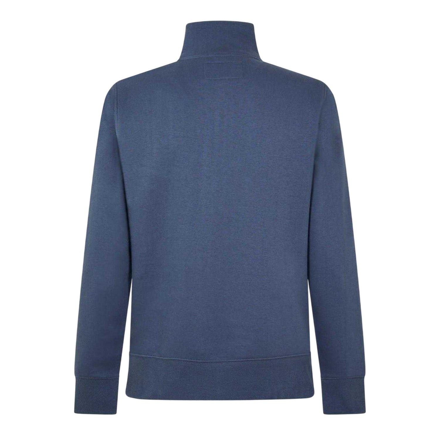 Indigo - Back - Jack Wills Mens Barchester Quarter Zip Sweatshirt