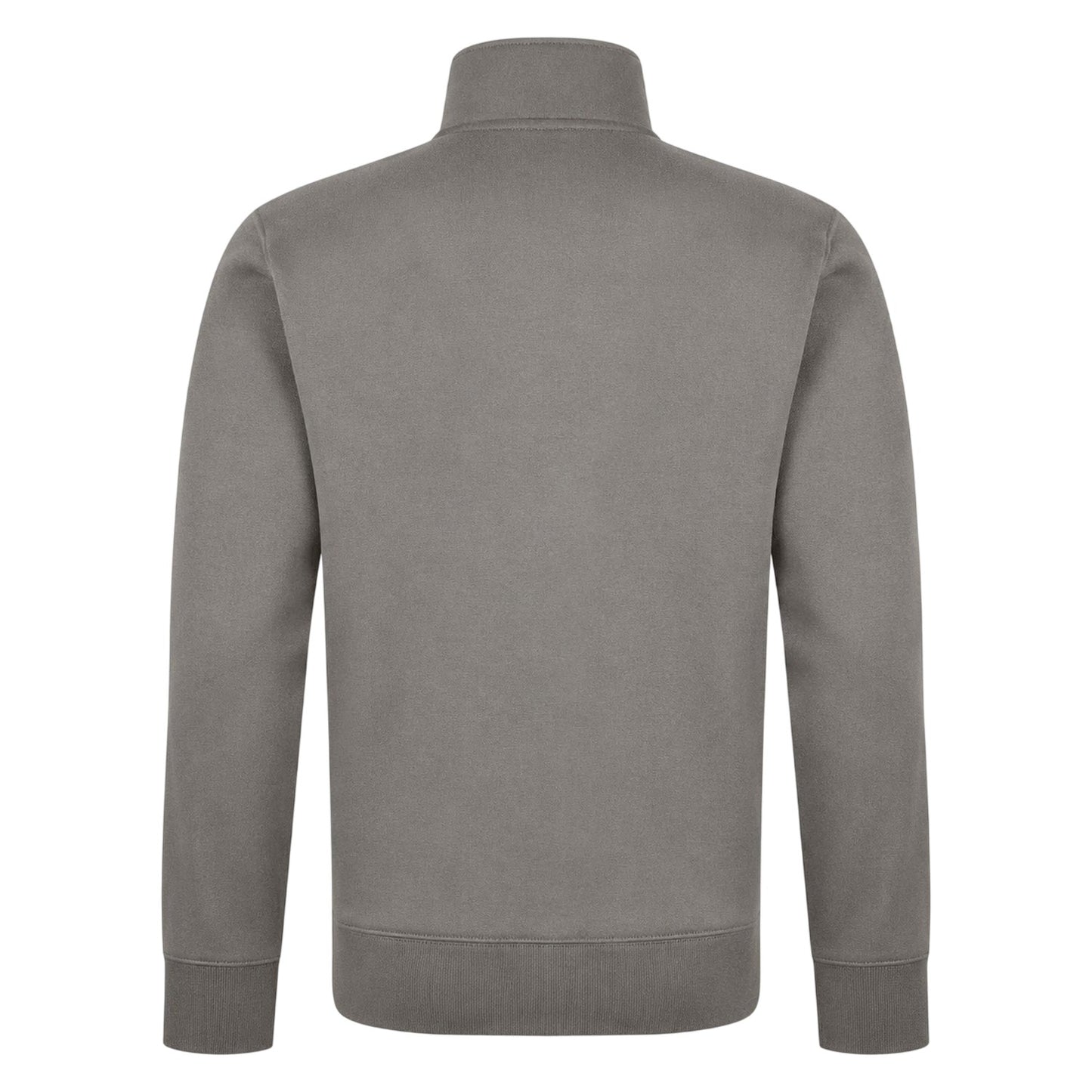 Slate - Back - Jack Wills Mens Barchester Quarter Zip Sweatshirt
