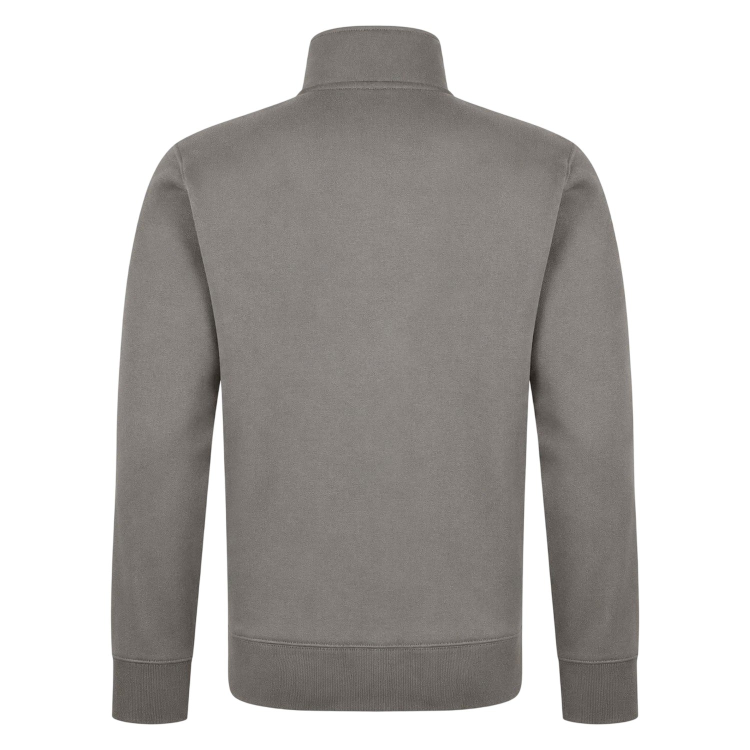 Slate - Back - Jack Wills Mens Barchester Quarter Zip Sweatshirt