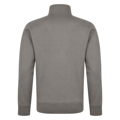 Slate - Back - Jack Wills Mens Barchester Quarter Zip Sweatshirt