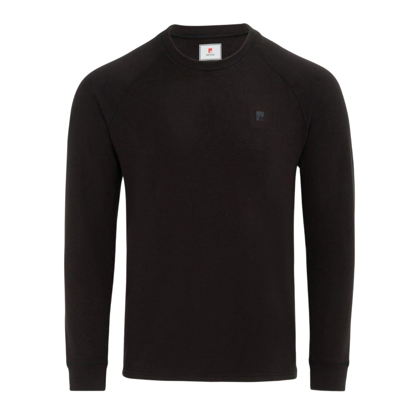 Black - Front - Nevica Mens Chamonix Raglan Sweatshirt