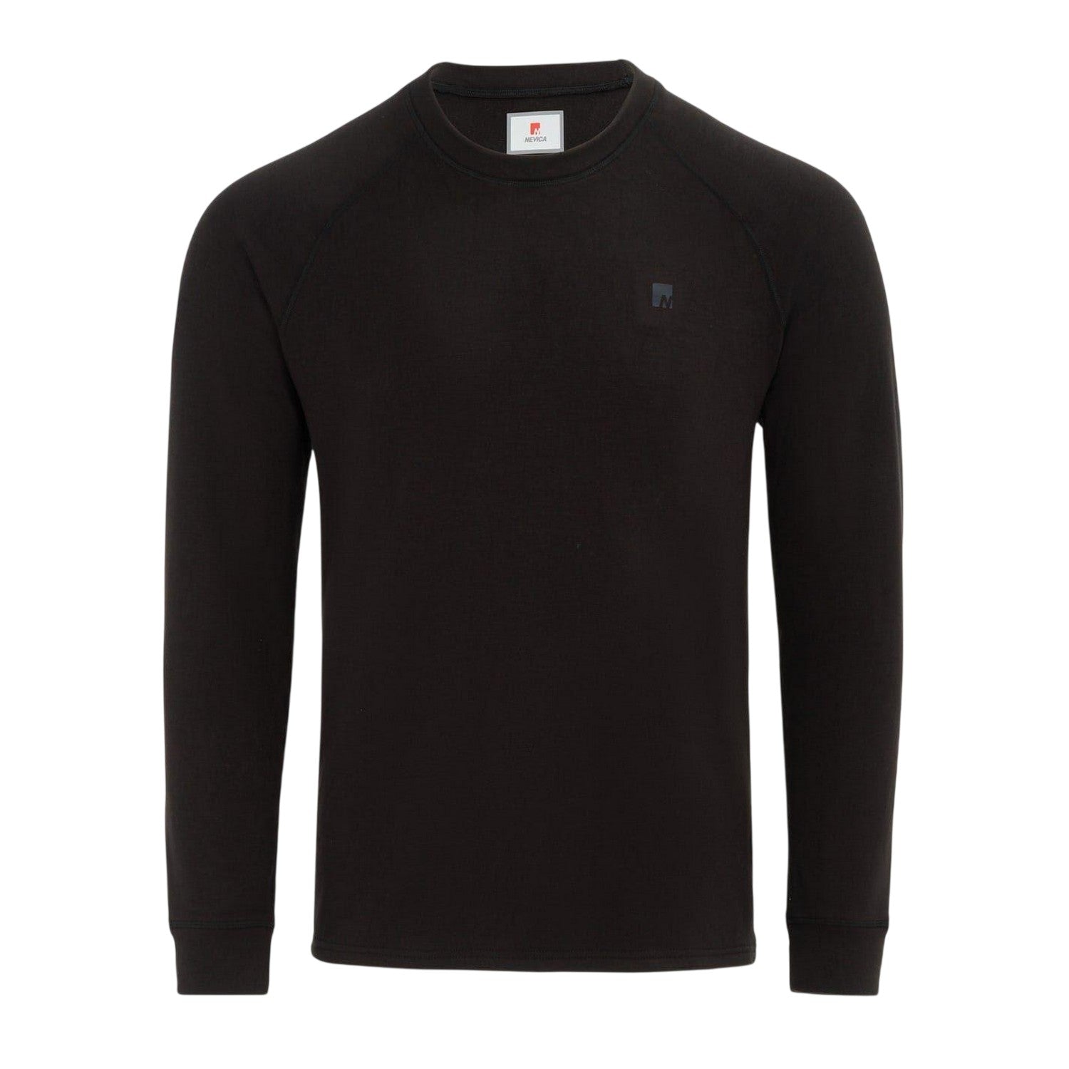 Black - Front - Nevica Mens Chamonix Raglan Sweatshirt