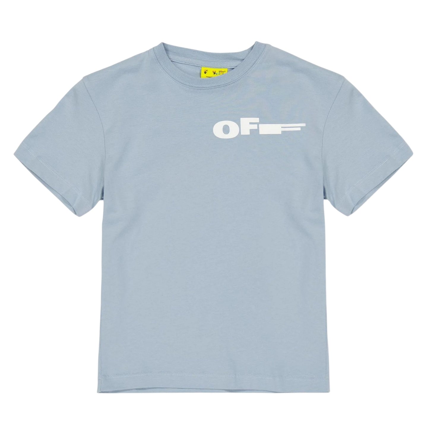 Blue - Front - Off White Childrens-Kids Logo Back Print T-Shirt