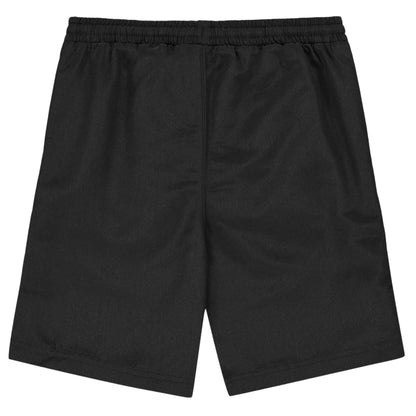 Black - Back - Slazenger Childrens-Kids Woven Shorts