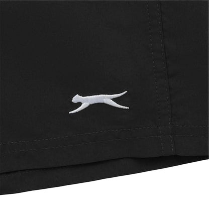 Black - Side - Slazenger Childrens-Kids Woven Shorts