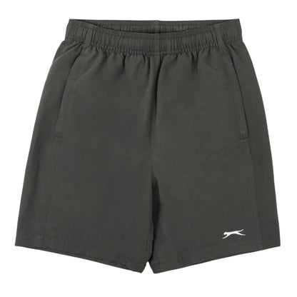 Charcoal - Front - Slazenger Childrens-Kids Woven Shorts