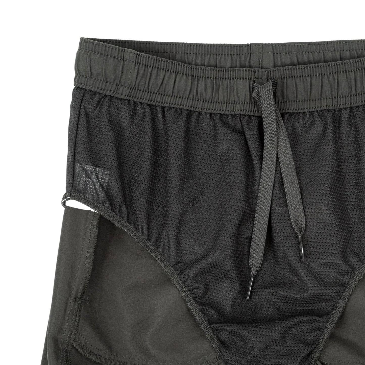 Charcoal - Side - Slazenger Childrens-Kids Woven Shorts