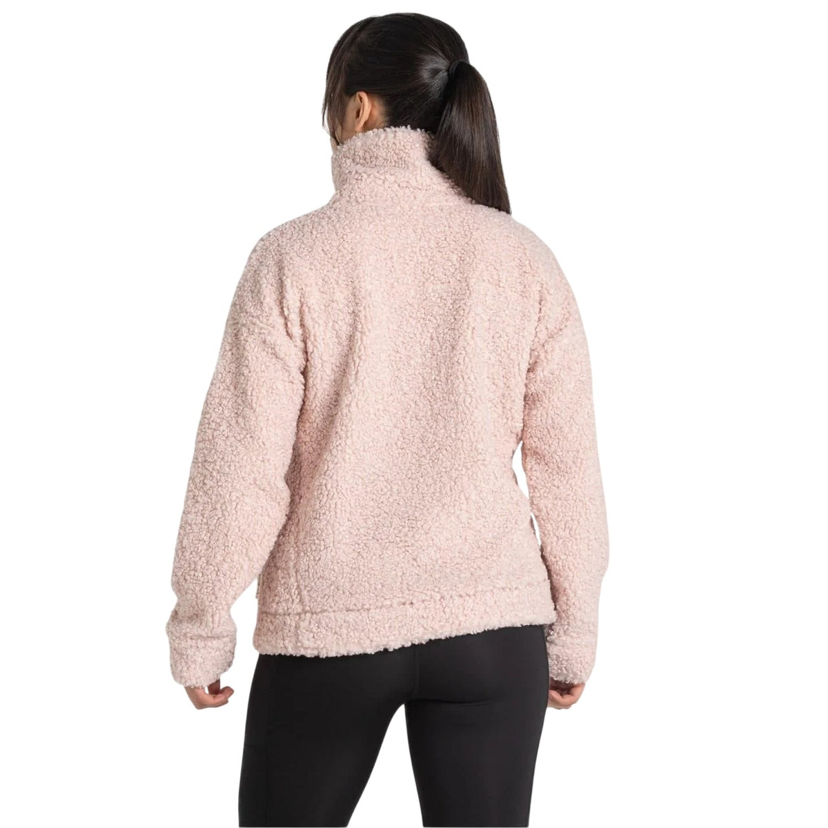 Calico - Back - Craghoppers Womens-Ladies Ciara Sherpa Fleece Funnel Neck Sweatshirt