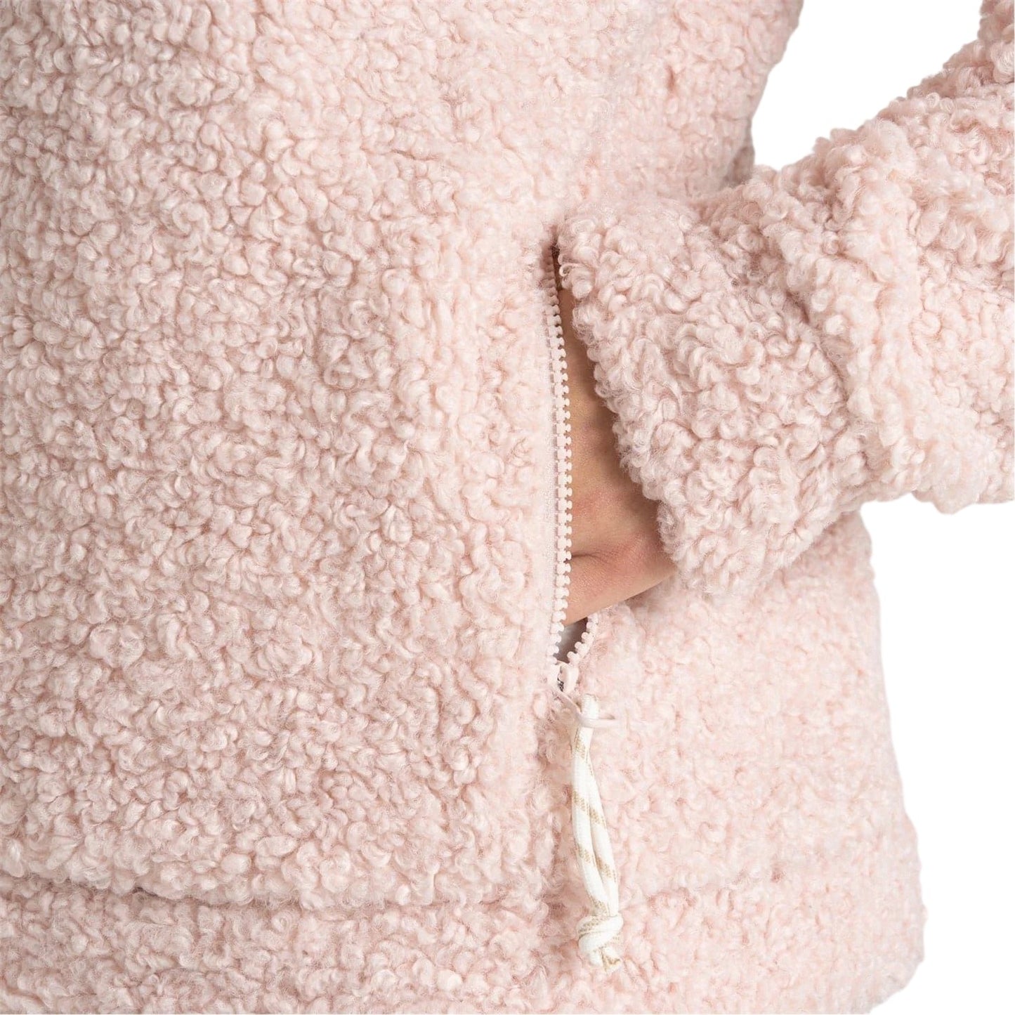 Calico - Side - Craghoppers Womens-Ladies Ciara Sherpa Fleece Funnel Neck Sweatshirt