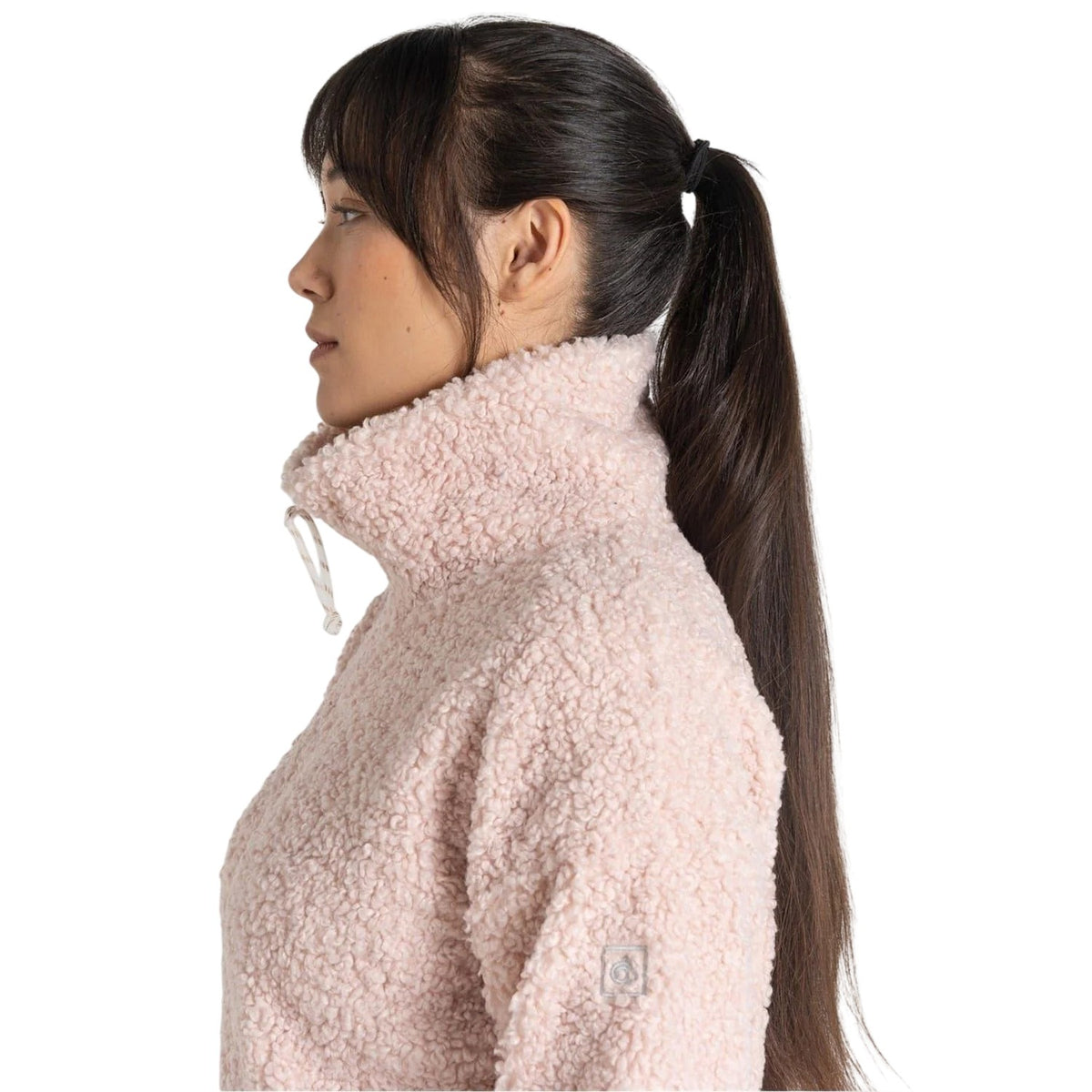Calico - Lifestyle - Craghoppers Womens-Ladies Ciara Sherpa Fleece Funnel Neck Sweatshirt