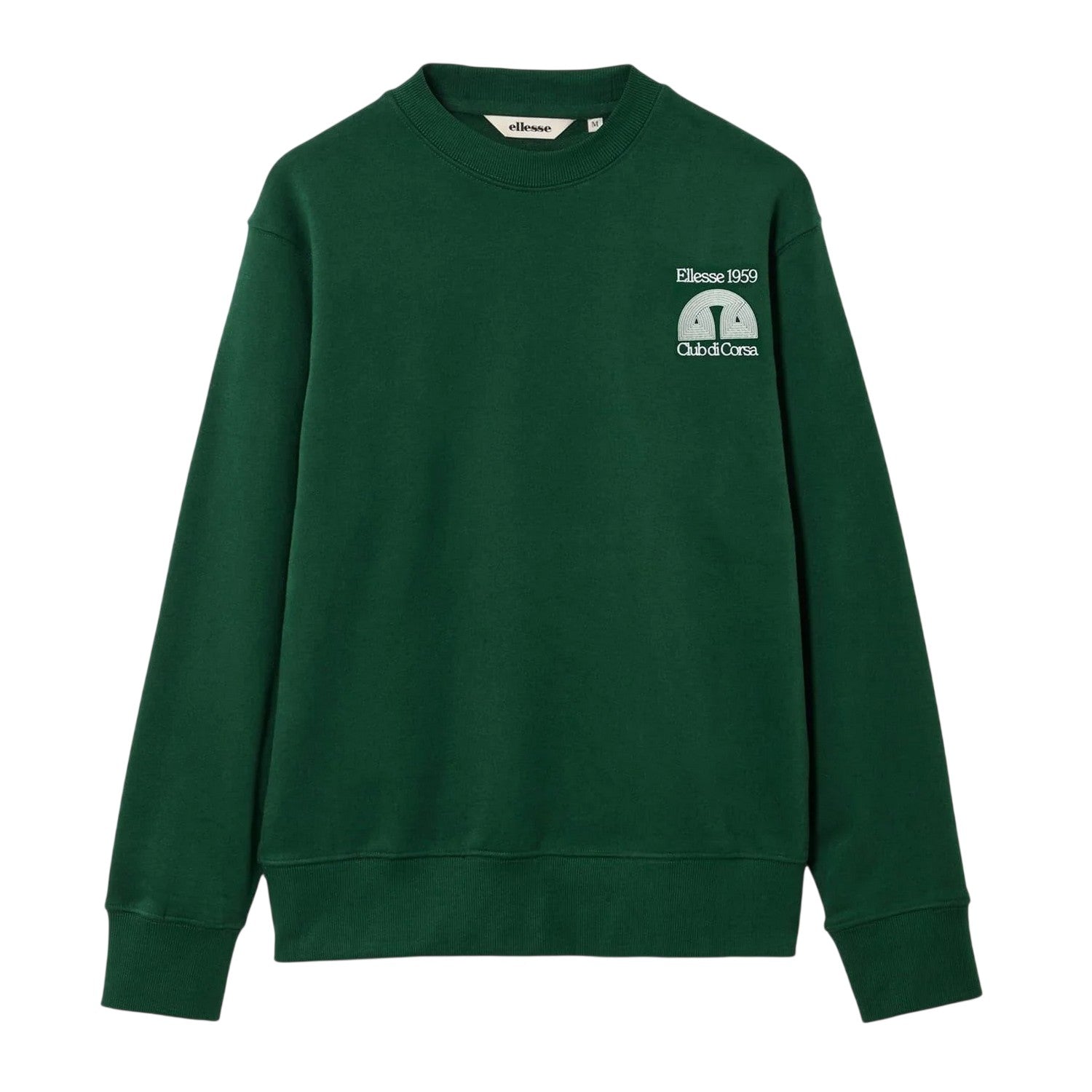 Dark Green - Front - Ellesse Unisex Adult Club Di Corsa Sweatshirt