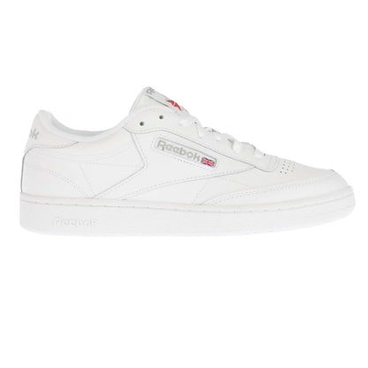 White - Side - Reebok Unisex Adults Club C 85 Leather Trainers
