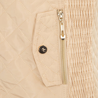 Beige - Lifestyle - Miso Womens-Ladies Quilted Gilet
