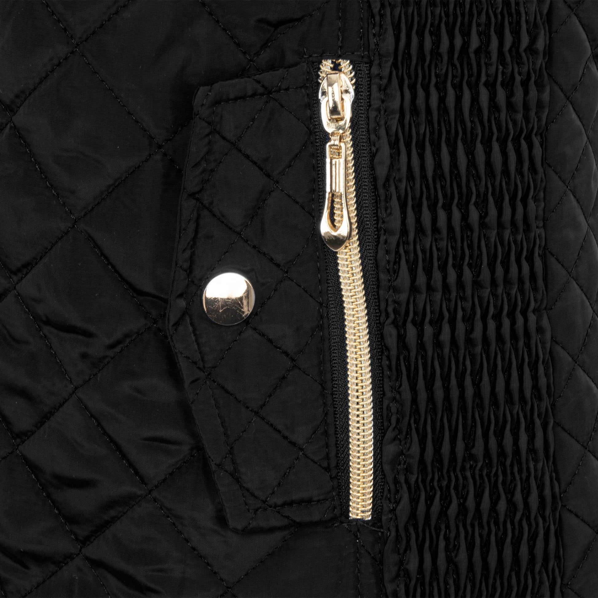 Black - Lifestyle - Miso Womens-Ladies Quilted Gilet