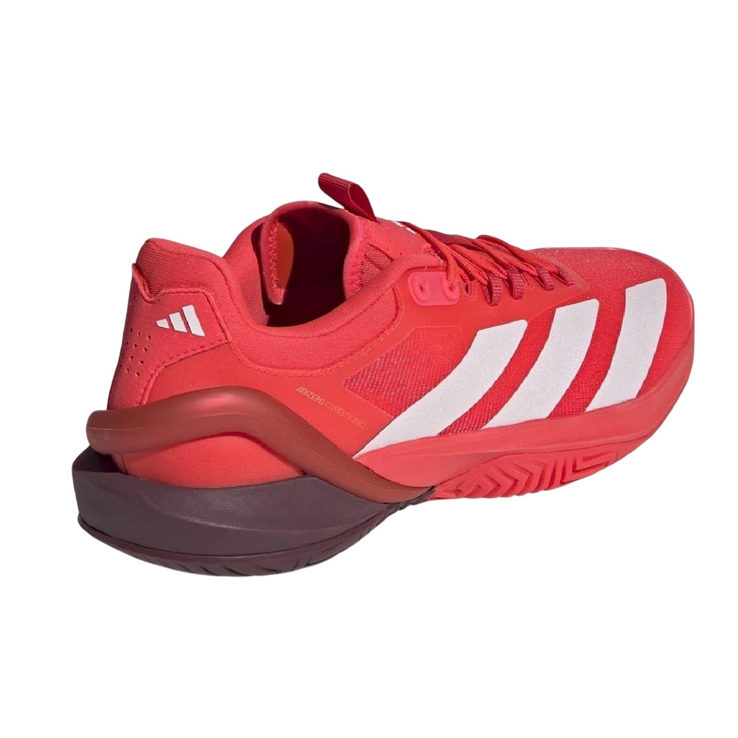 Lucid Red-Ruby Red - Back - Adidas Mens Adizero Cybersonic 2 Tennis Shoes