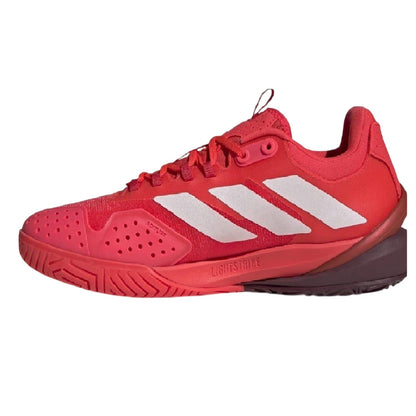Lucid Red-Ruby Red - Side - Adidas Mens Adizero Cybersonic 2 Tennis Shoes