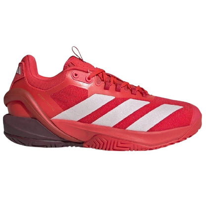 Lucid Red-Ruby Red - Front - Adidas Mens Adizero Cybersonic 2 Tennis Shoes