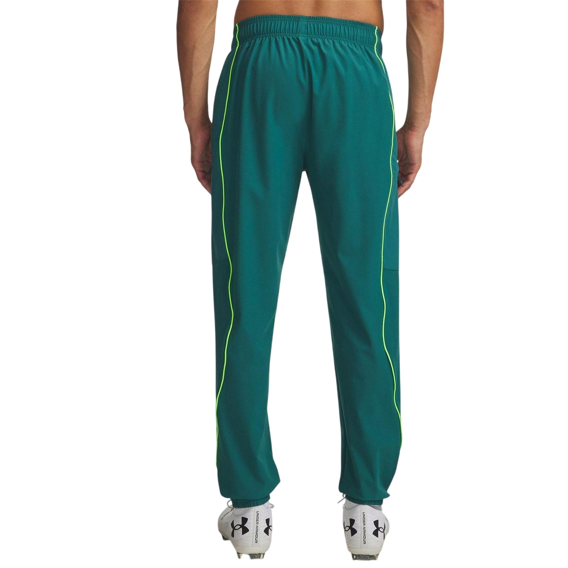 Green-White - Back - Under Armour Mens Performance Jogging Bottoms