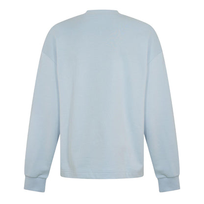 Blue - Back - Hugo Mens Cotton Relaxed Fit Sweatshirt