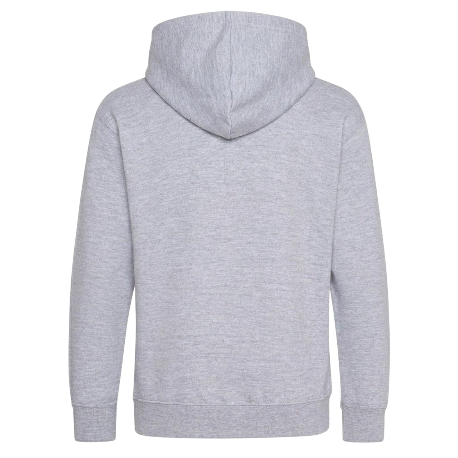 Grey - Back - Awdis Childrens-Kids Gamer Pac-Man Hoodie
