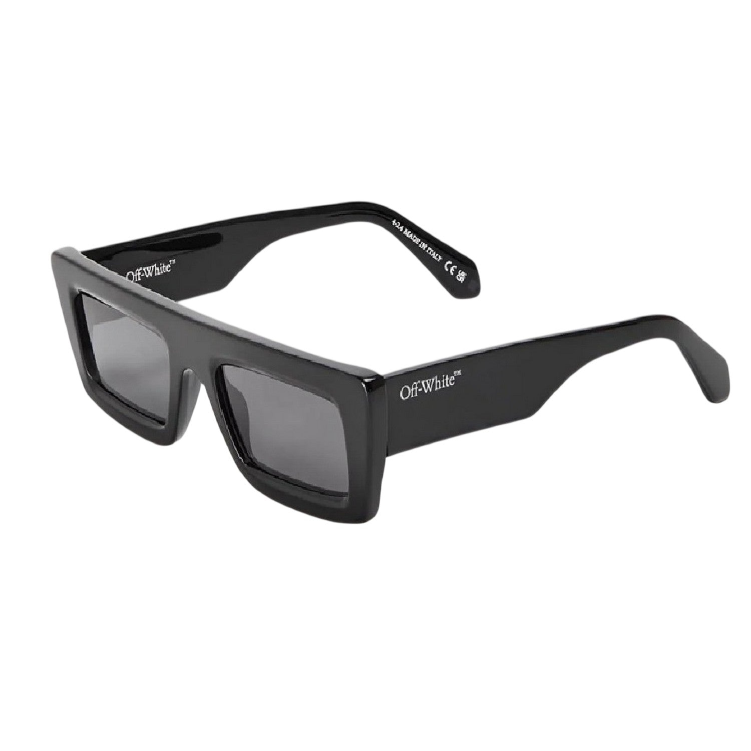 Black-Dark Grey - Back - Off White Ontario Square Sunglasses
