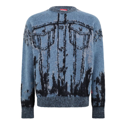 Purple - Front - Diesel Unisex Adult Sweatshirt