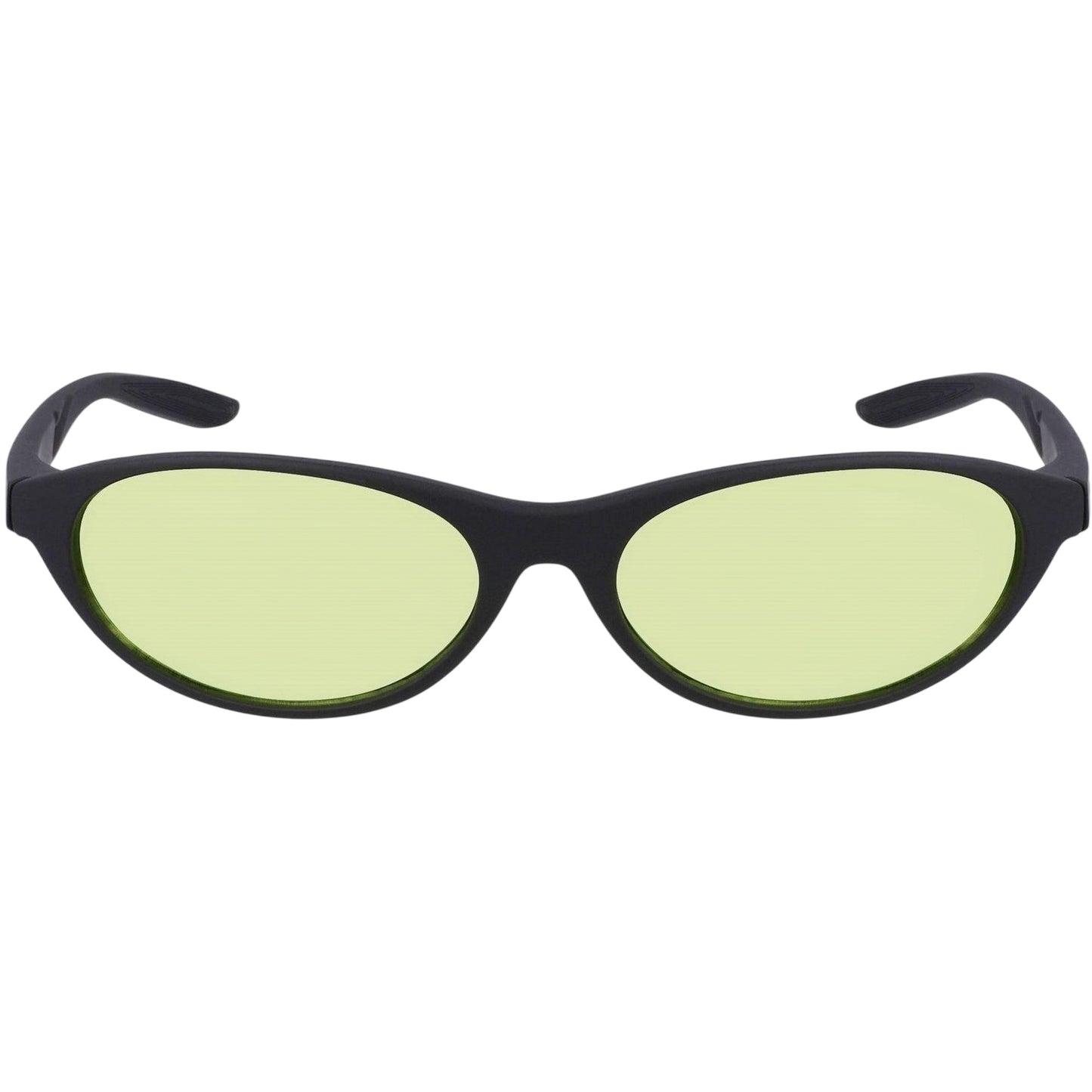 Matte Black-Volt - Front - Nike Unisex Adult Retro E Oval Sunglasses
