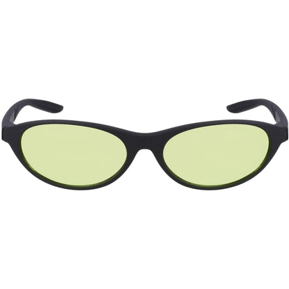 Matte Black-Volt - Front - Nike Unisex Adult Retro E Oval Sunglasses