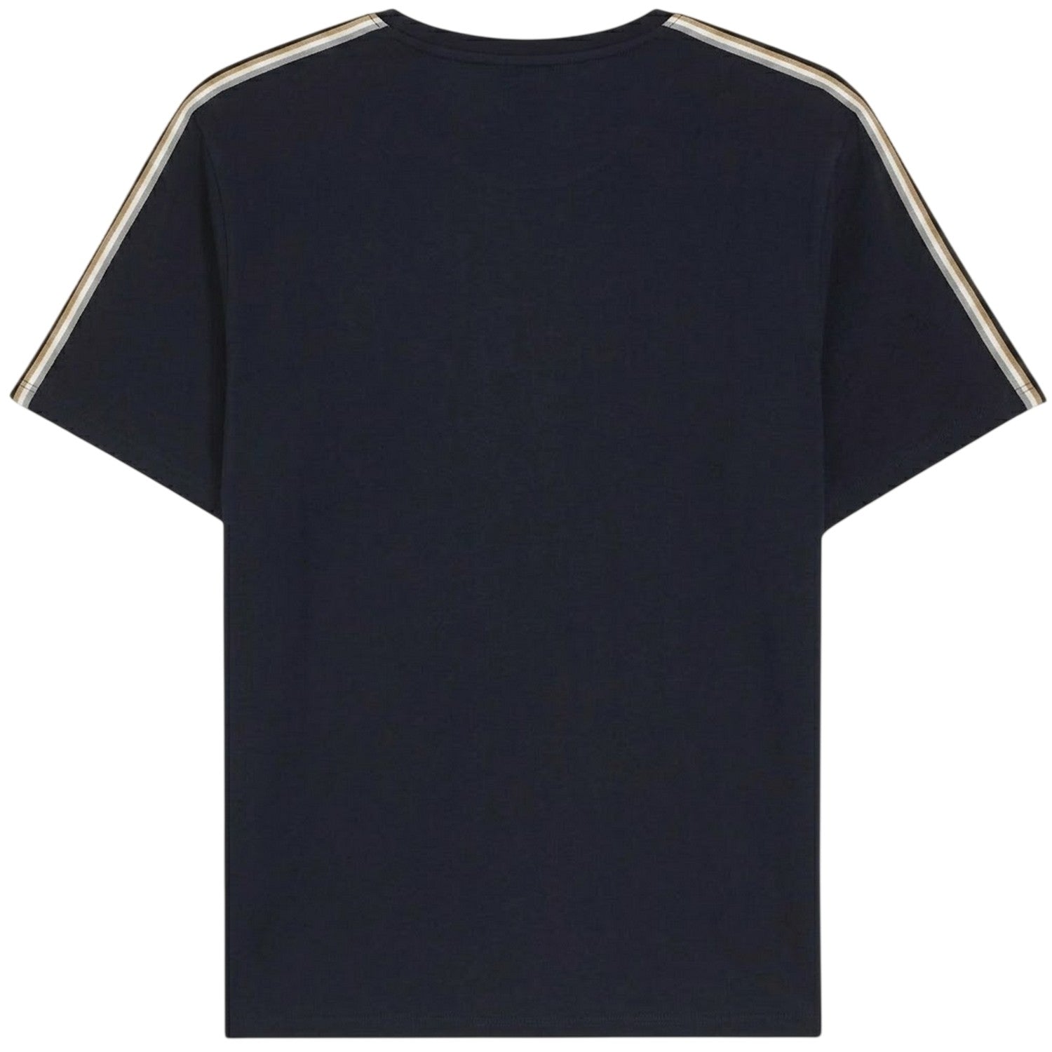 Dark Blue - Back - Boss Mens Unique Cotton T-Shirt