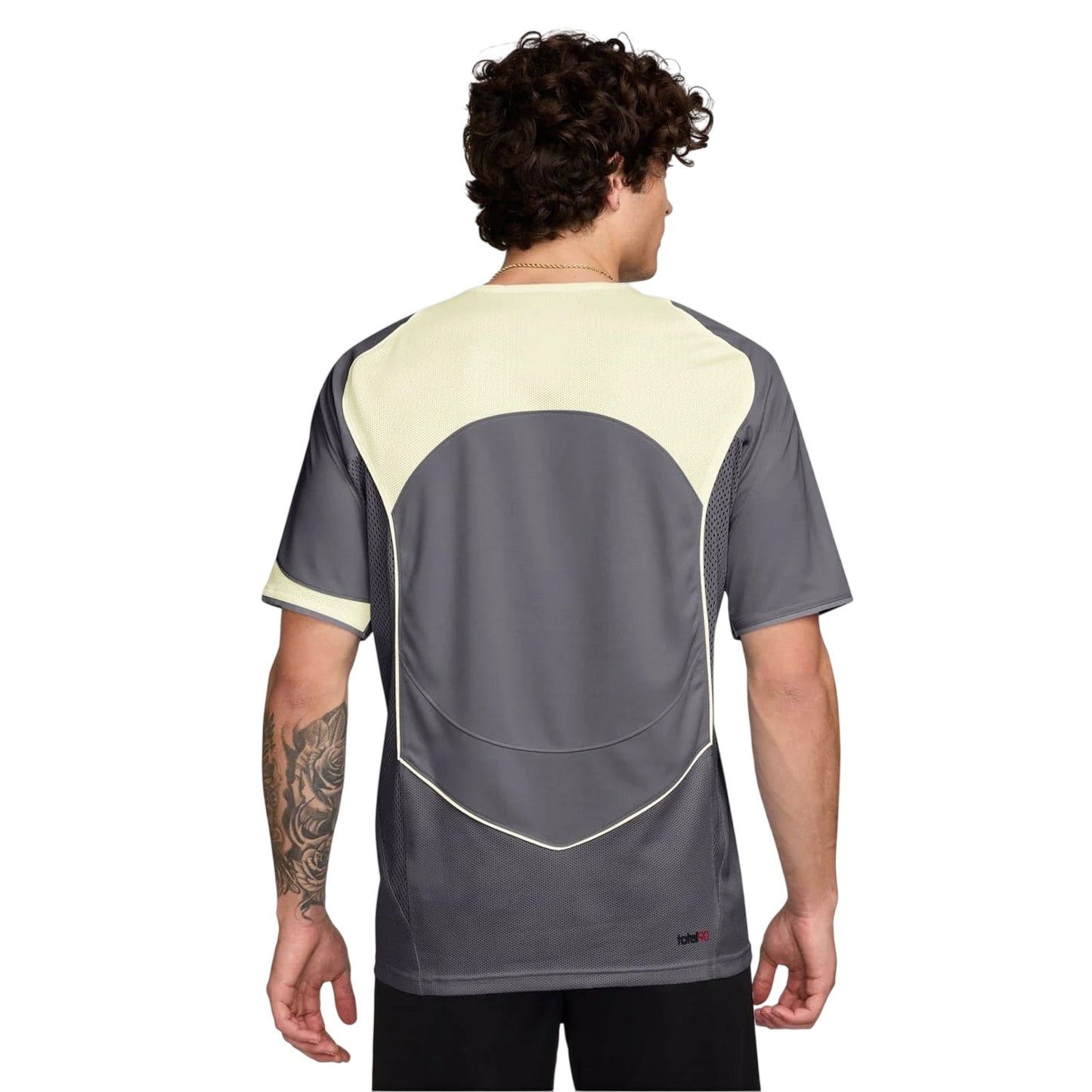 Light Grey - Back - Nike Mens T90 Logo Short-Sleeved T-Shirt