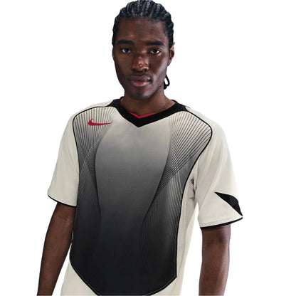 Beige-Black - Front - Nike Mens T90 Logo Short-Sleeved T-Shirt