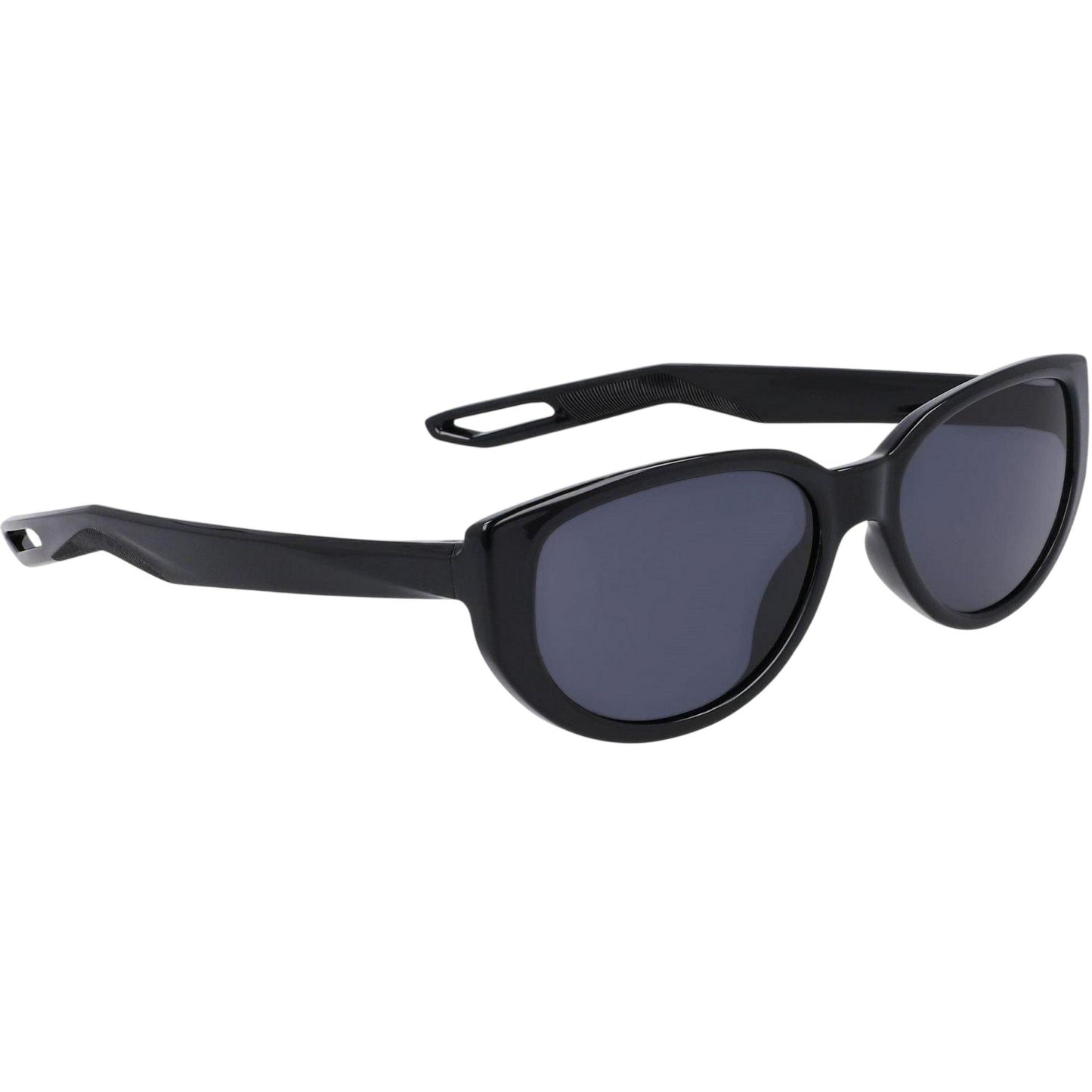 Black-Dark Grey - Pack Shot - Nike Womens-Ladies Nv07 Oval Sunglasses