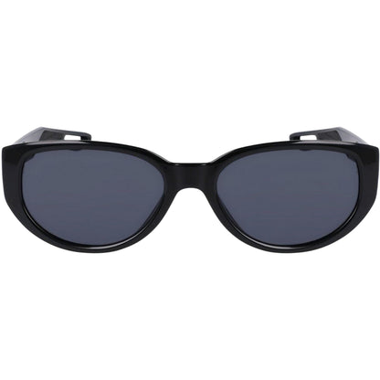 Black-Dark Grey - Front - Nike Womens-Ladies Nv07 Oval Sunglasses