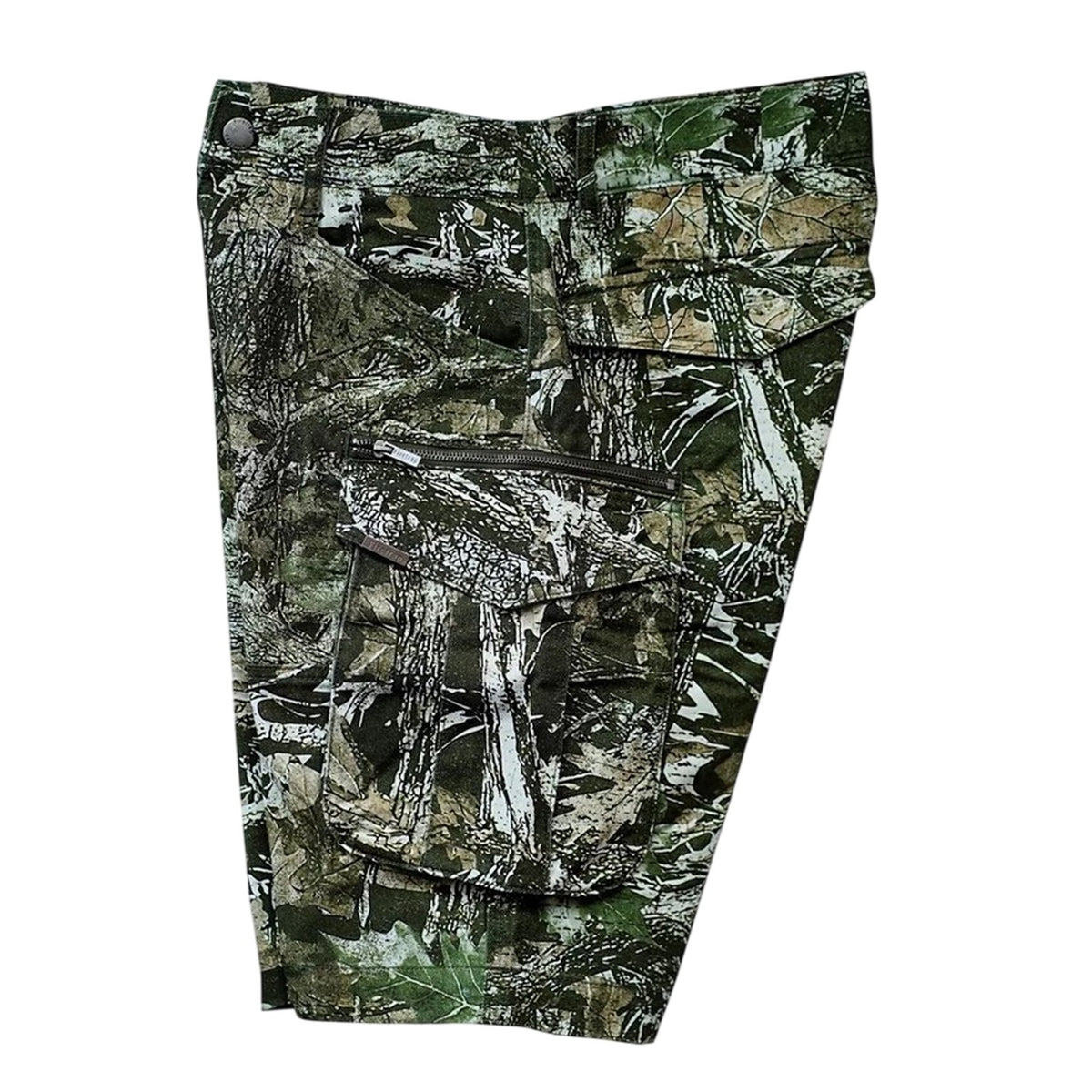 Wood Camo - Side - Firetrap Mens Logo Regular Shorts