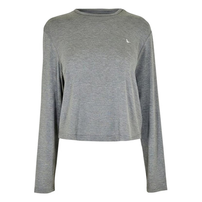 Grey Marl Marl - Side - Jack Wills Womens-Ladies Cotton Blend Loungewear Set