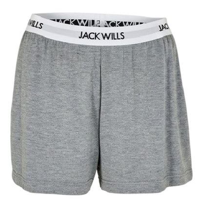 Grey Marl Marl - Lifestyle - Jack Wills Womens-Ladies Cotton Blend Loungewear Set