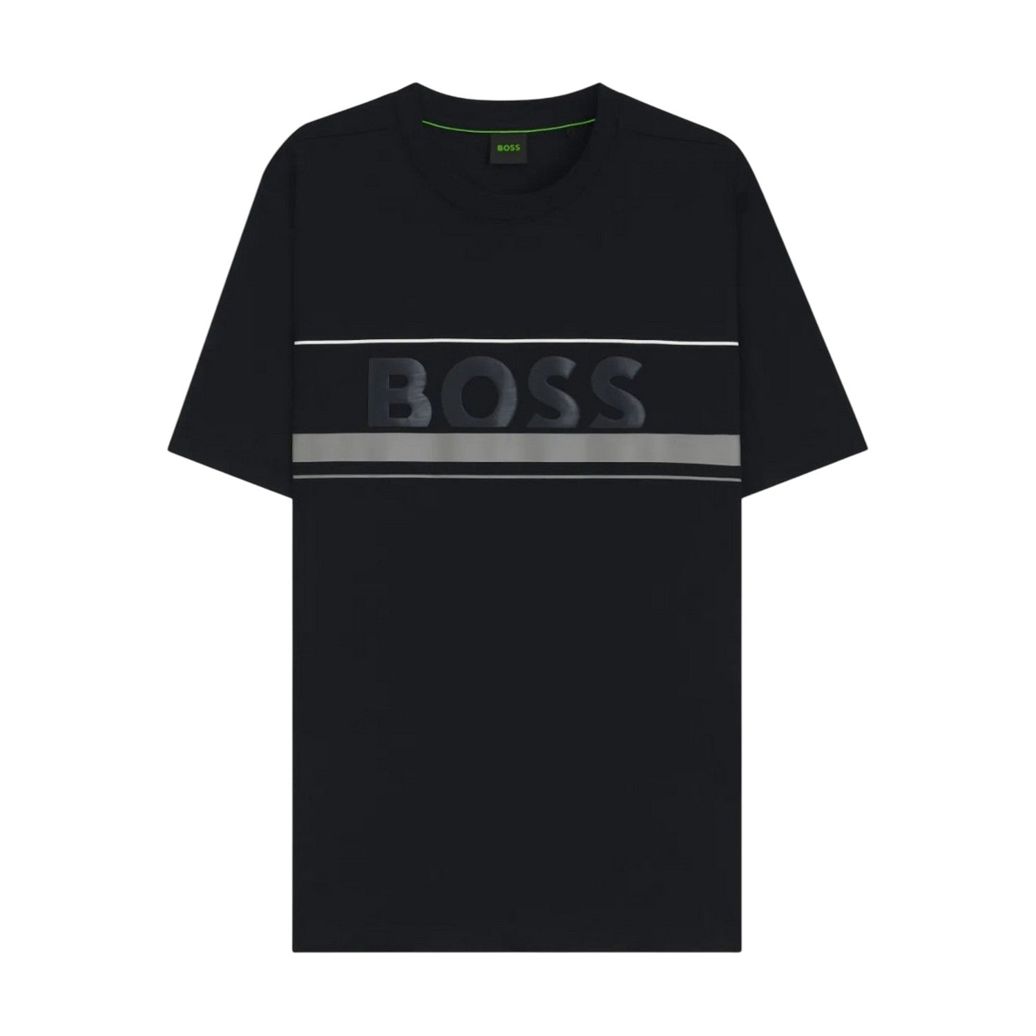 Dark Grey - Front - Boss Mens Iconic Zone T-Shirt