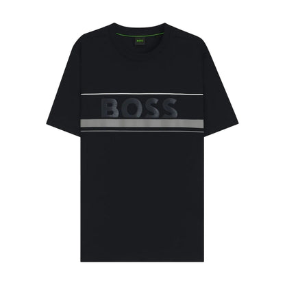 Dark Grey - Front - Boss Mens Iconic Zone T-Shirt