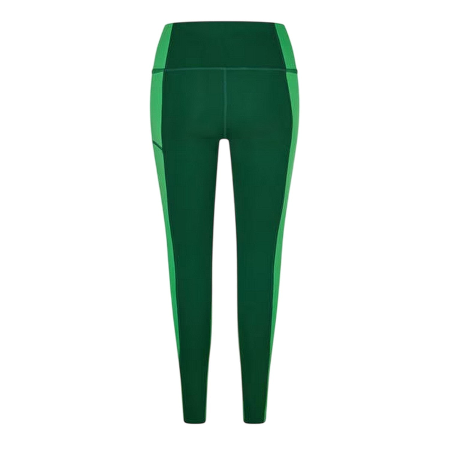 Green - Back - Lacoste Womens-Ladies Colour Block Leggings