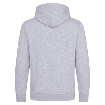 Grey - Back - Pac-Man Childrens-Kids Retro Gaming Cotton Blend Hoodie