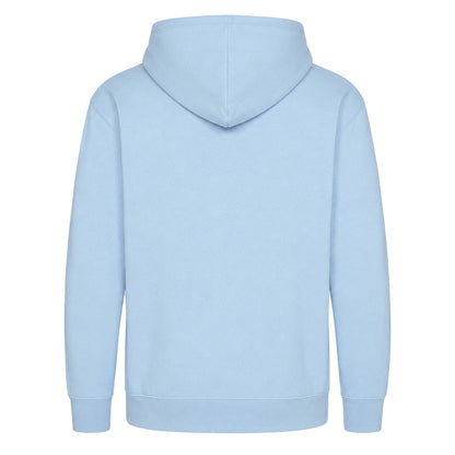 Light Blue - Back - Pac-Man Childrens-Kids Retro Gaming Cotton Blend Hoodie